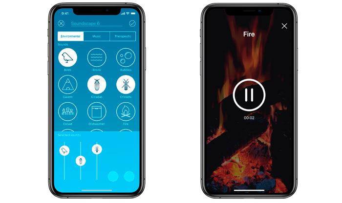 Combinación de colores y paisajes sonoros en nueva aplicación Relief con iPhone