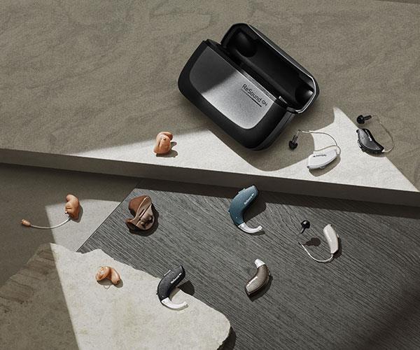 Caricabatterie apparecchio acustico